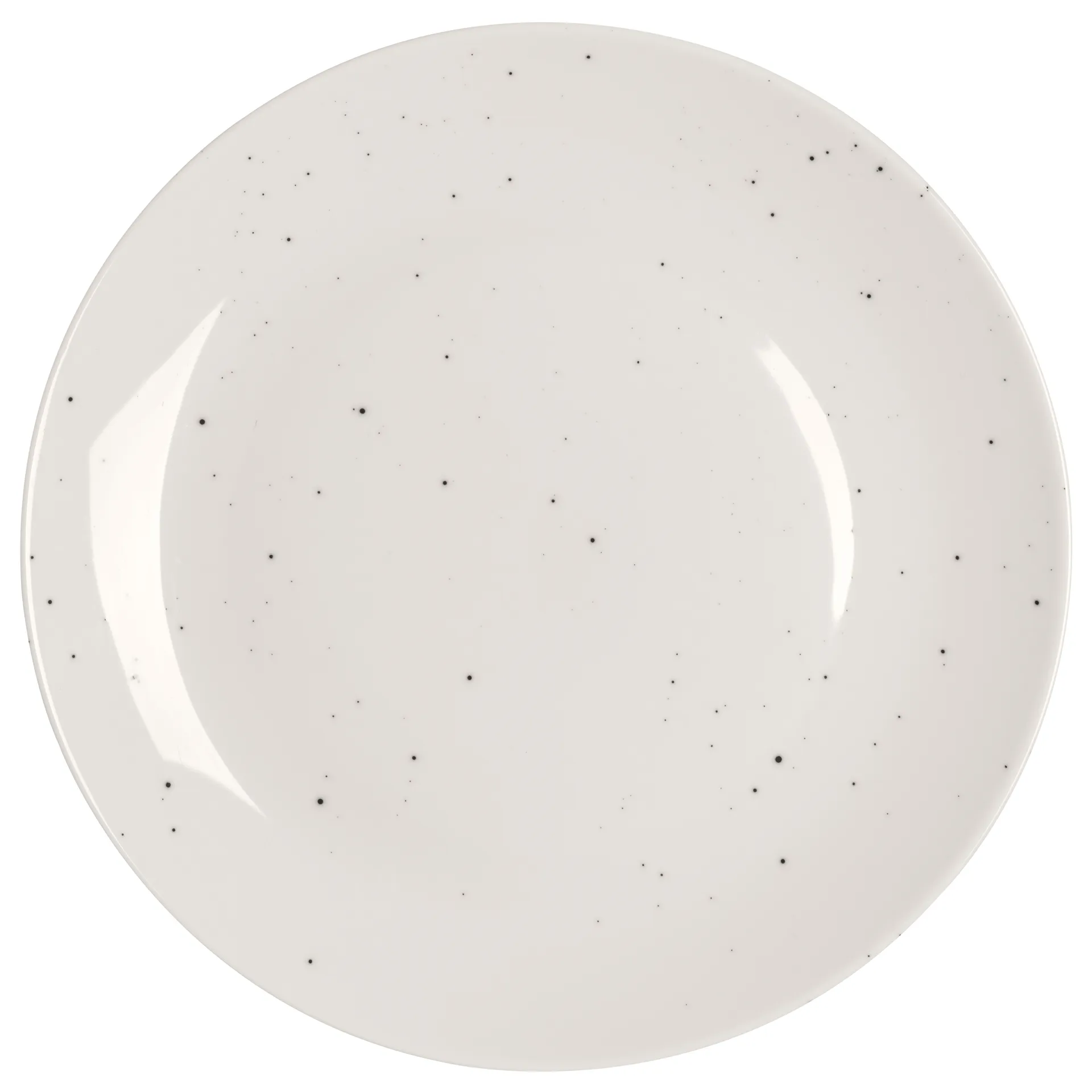 Freckle plate Ø26 cm, white Scandi Living