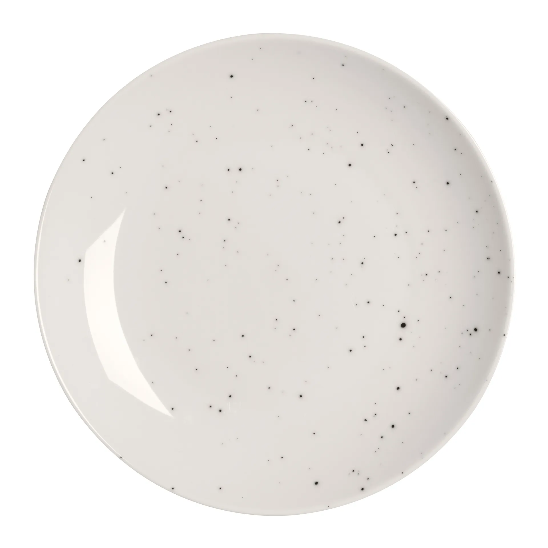 Freckle side plate Ø20 cm, white Scandi Living