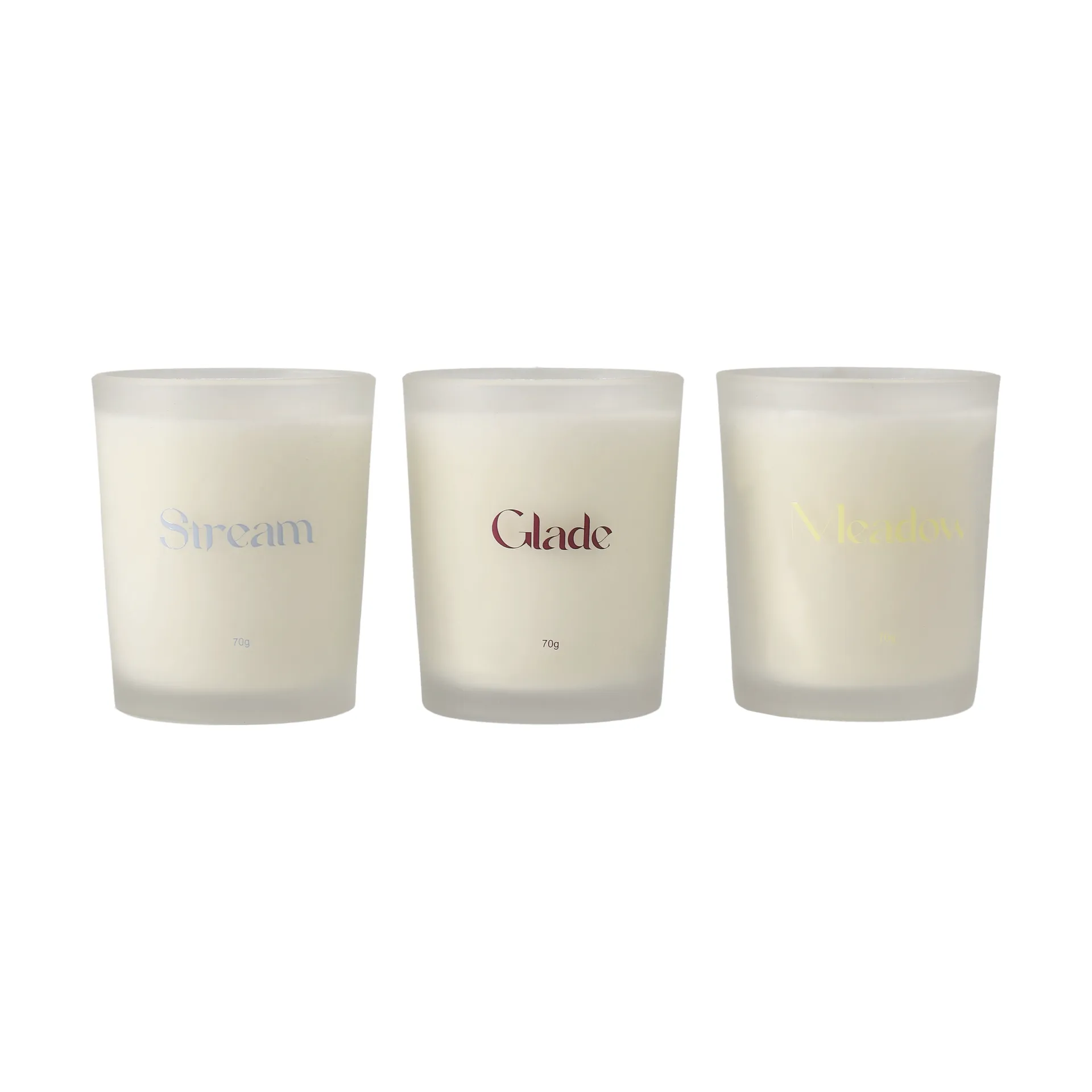Gift wrap scented candle 3-pack
 Scandi Living