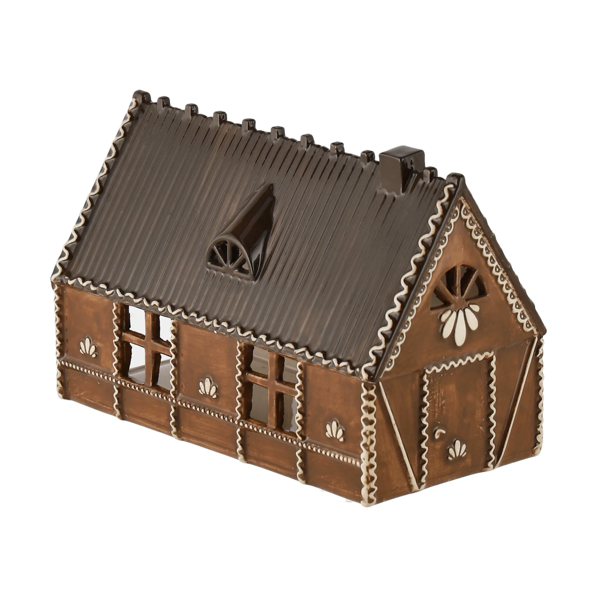 Ginger bread lantern house, 18 cm Scandi Living