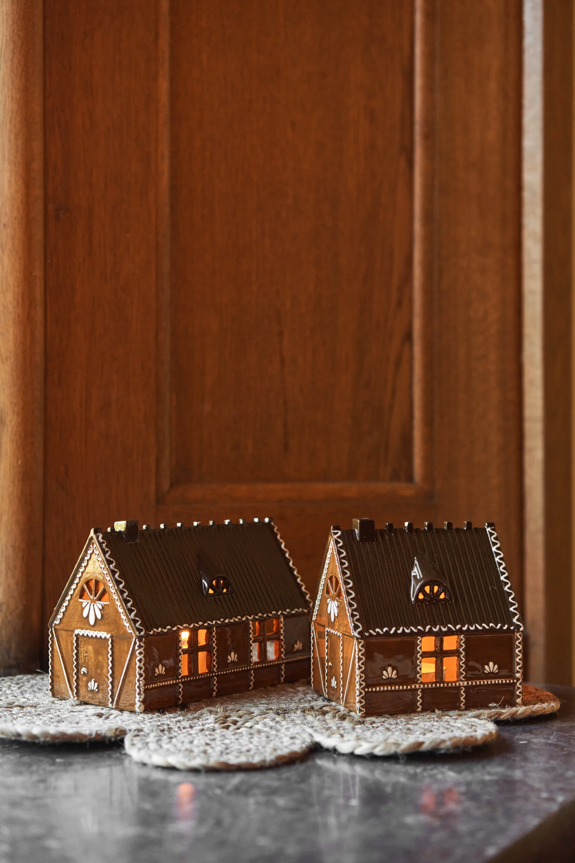 Ginger bread lantern house, 18 cm Scandi Living