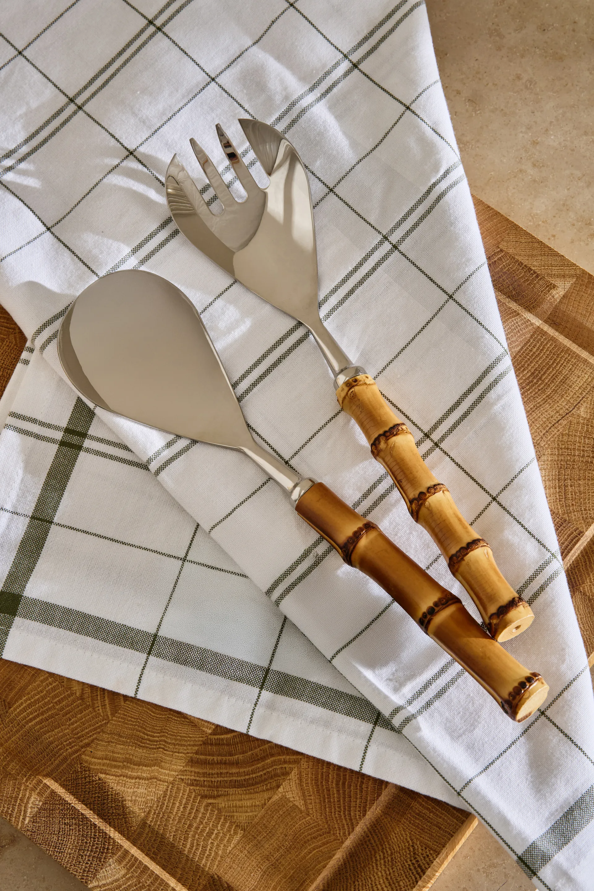 Grove salad servers, 2 parts Scandi Living