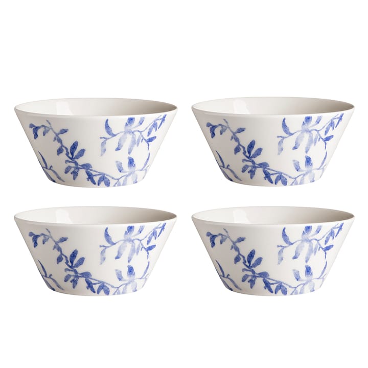 Havspil bowl 60 cl 4-pack, blue-white Scandi Living