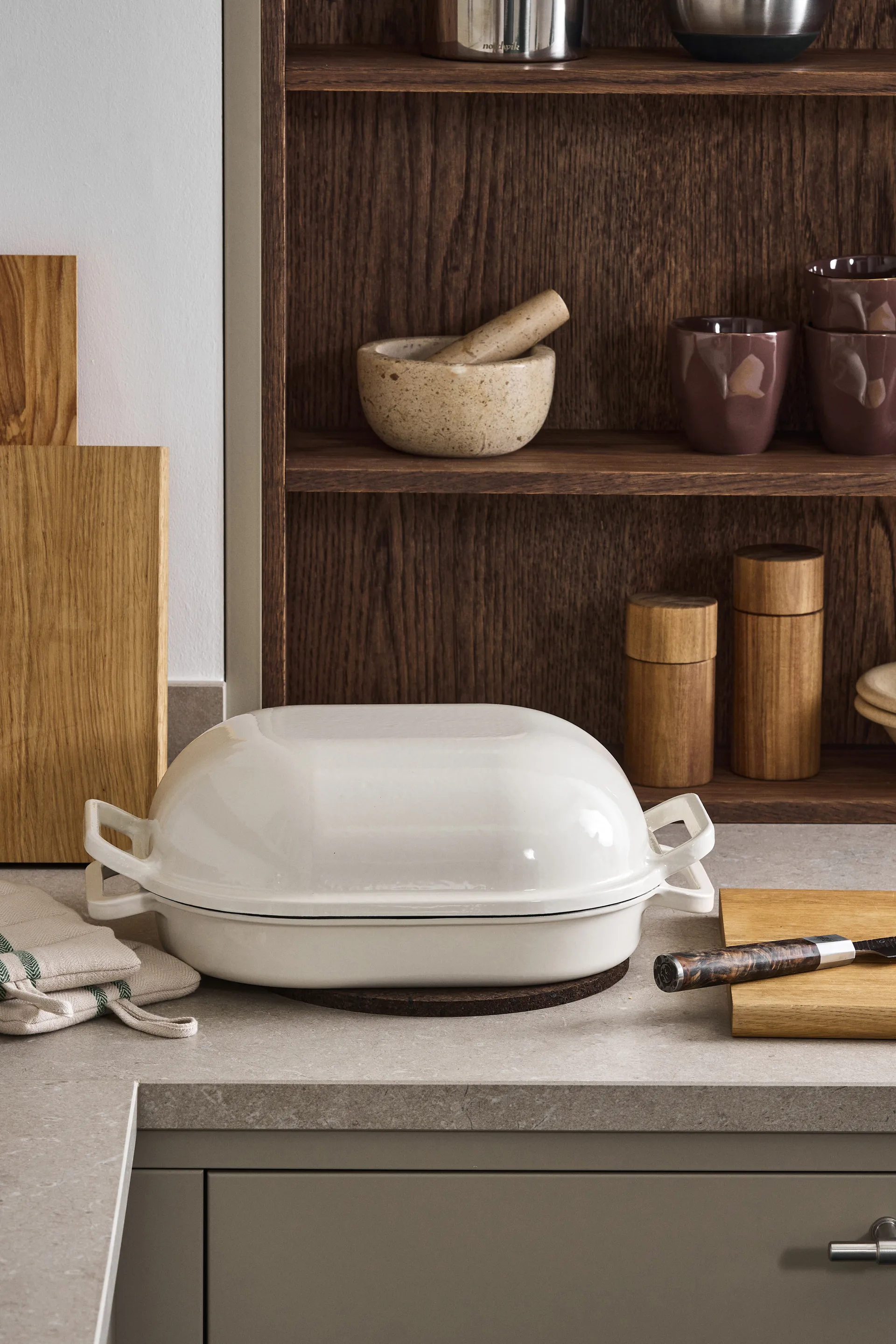 Hollow pepper mill 16 cm, Acacia Scandi Living