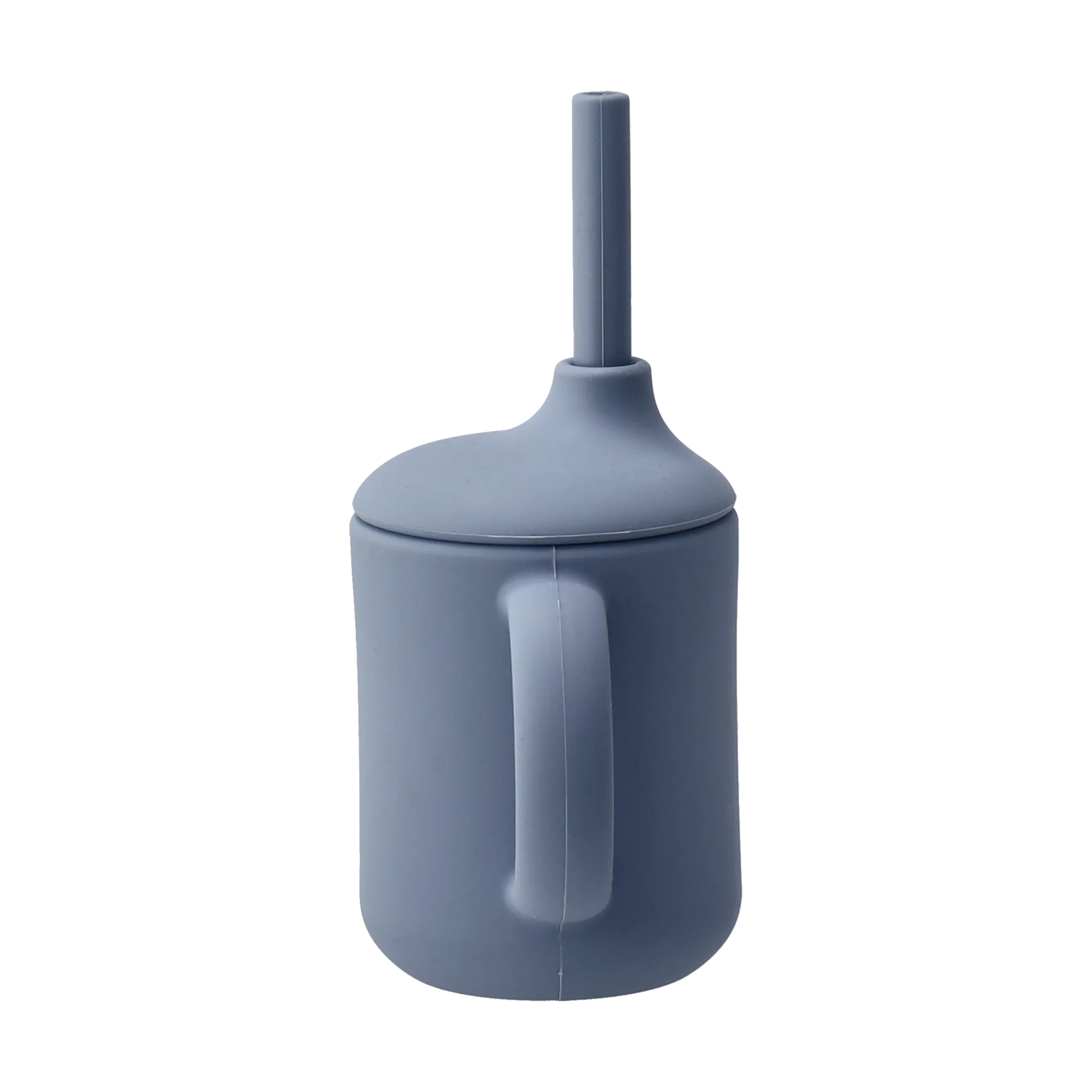 Idun mug with silicone straw 120 ml, Blue Scandi Living