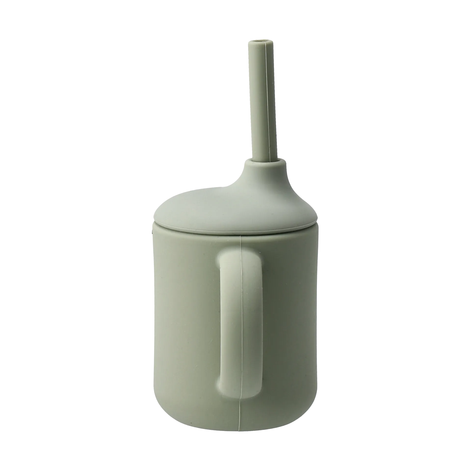 Idun mug with silicone straw 120 ml, Green Scandi Living