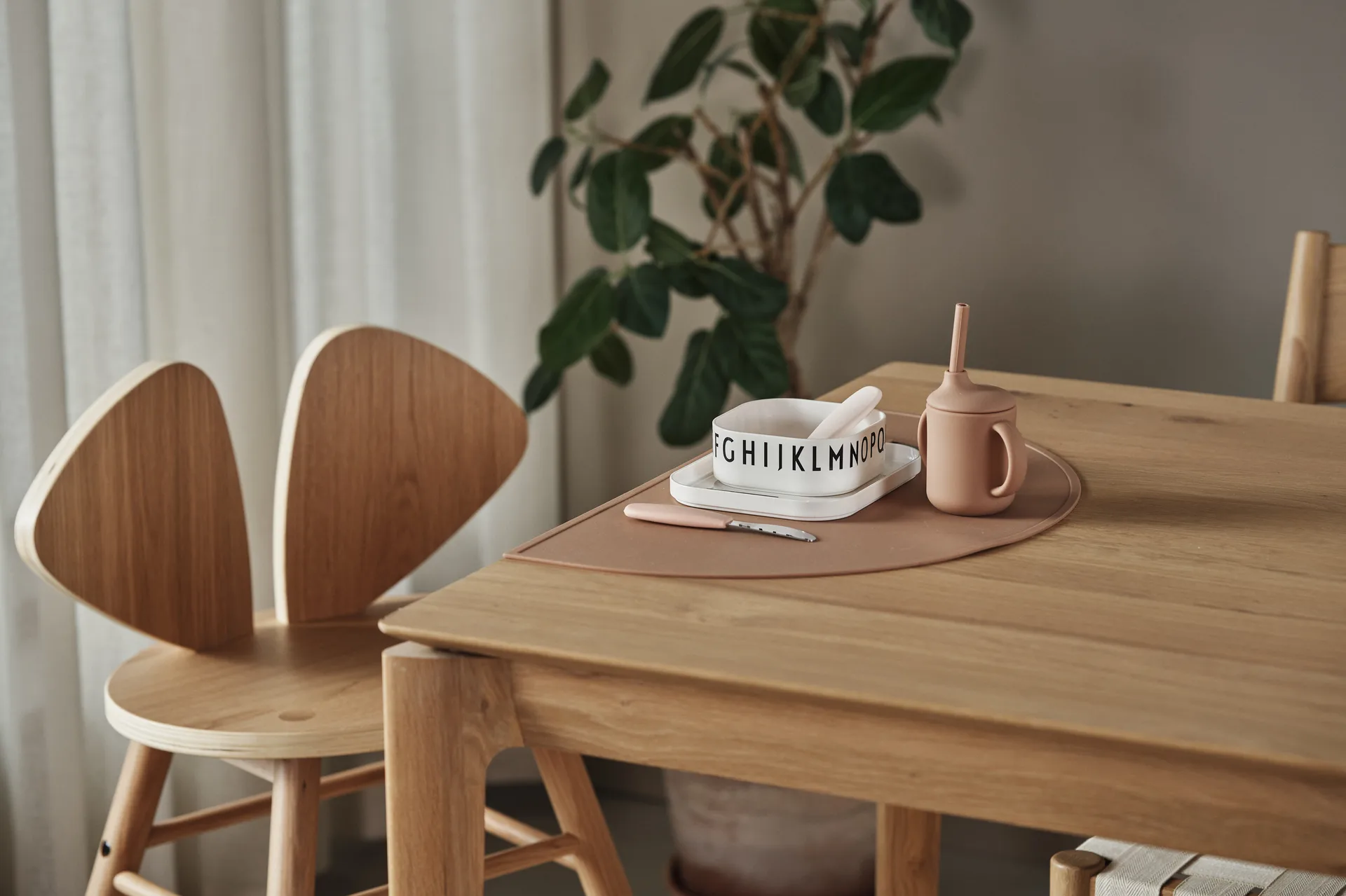 Idun mug with silicone straw 120 ml, Hazel Scandi Living