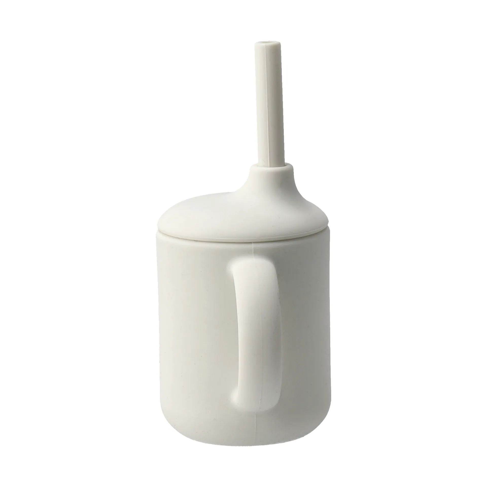 Idun mug with silicone straw 120 ml, Vanilla Scandi Living
