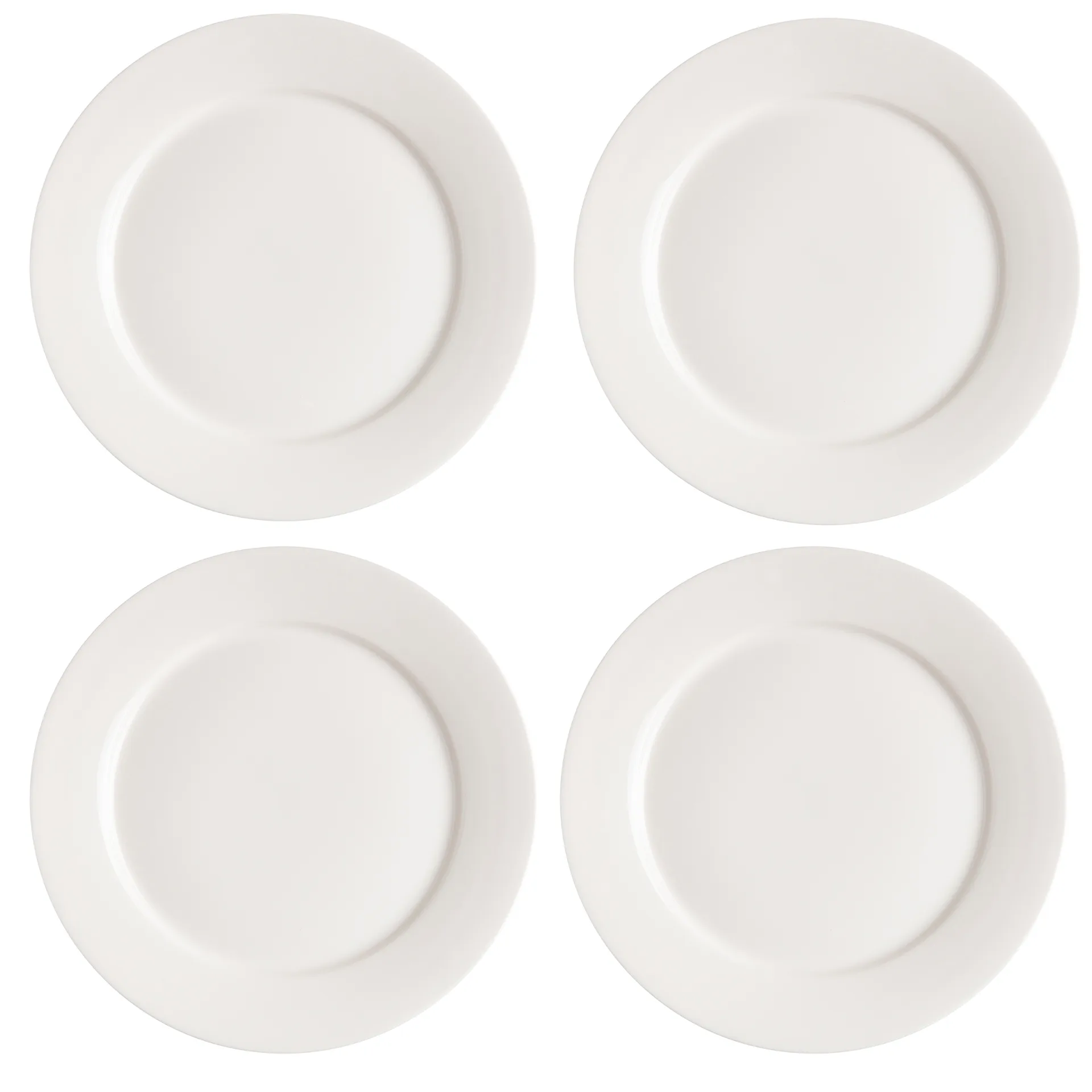 Kalk plate 28 cm 4-pack, white Scandi Living