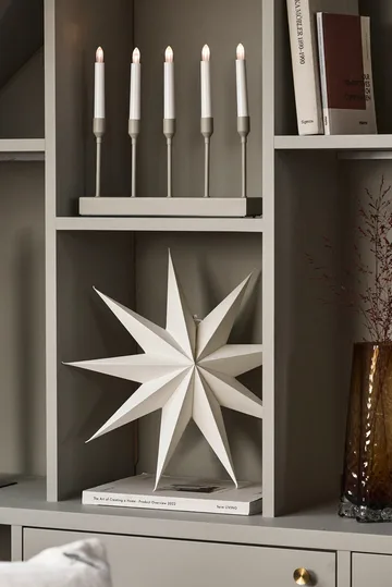 Kindle portable advent candlestick 30 cm - Beige - Scandi Living