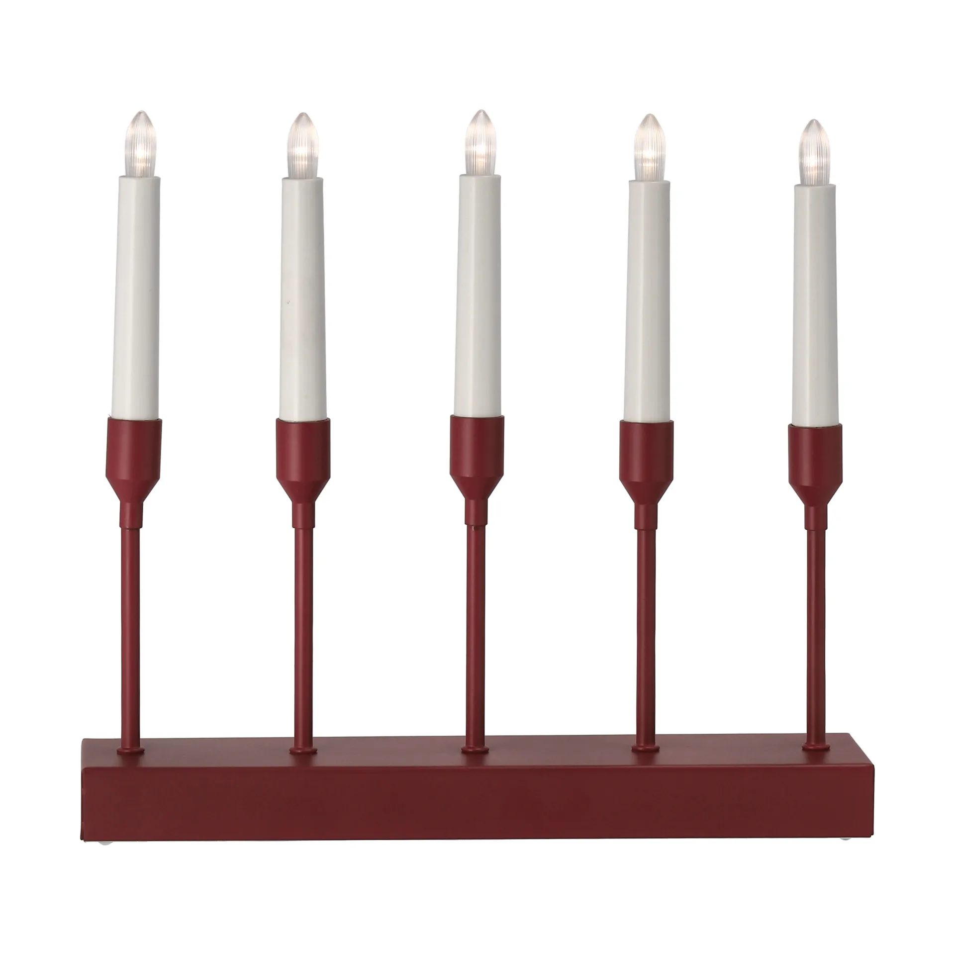 Kindle portable advent candlestick 30 cm, Dark red Scandi Living