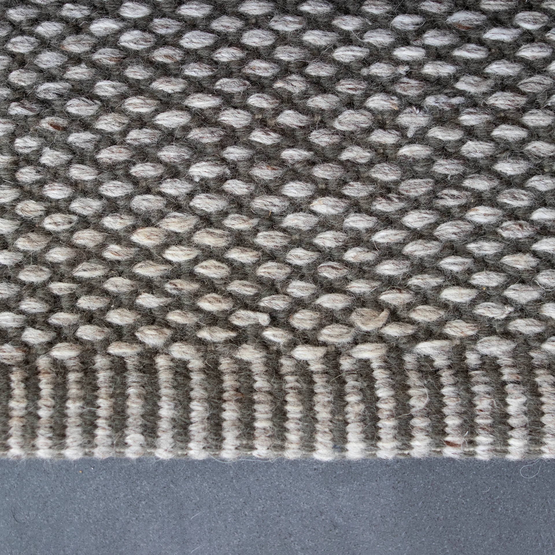 Lea wool carpet nature grey, 80x240 cm Scandi Living