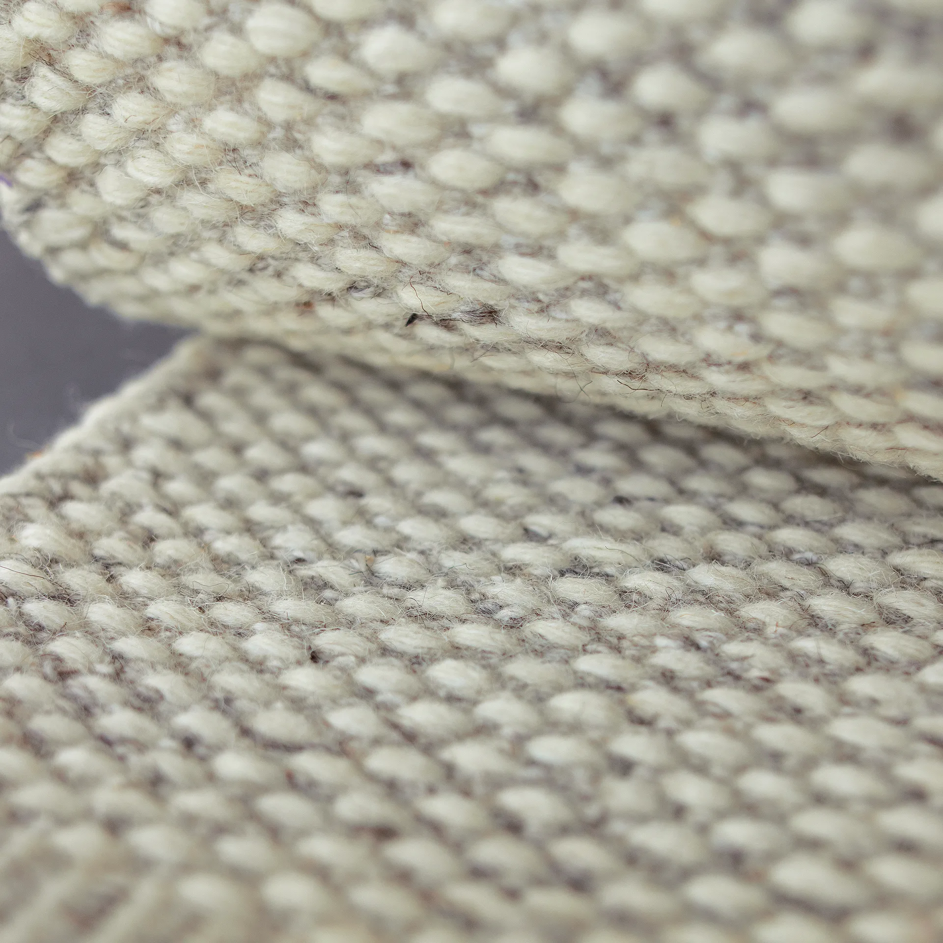 Lea wool rug natural white, 200x300 cm Scandi Living