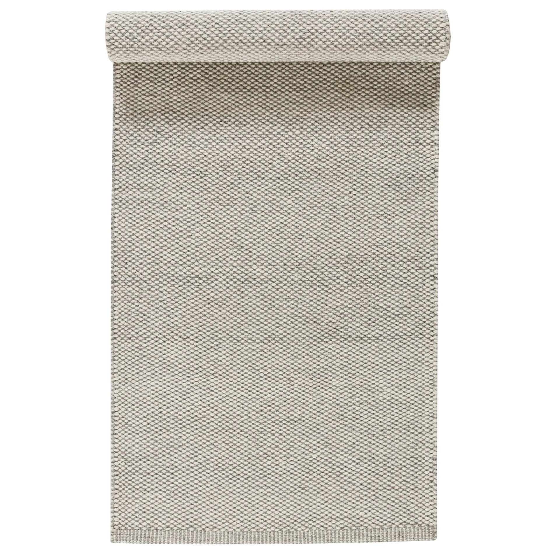 Lea wool rug natural white, 80x240 cm Scandi Living