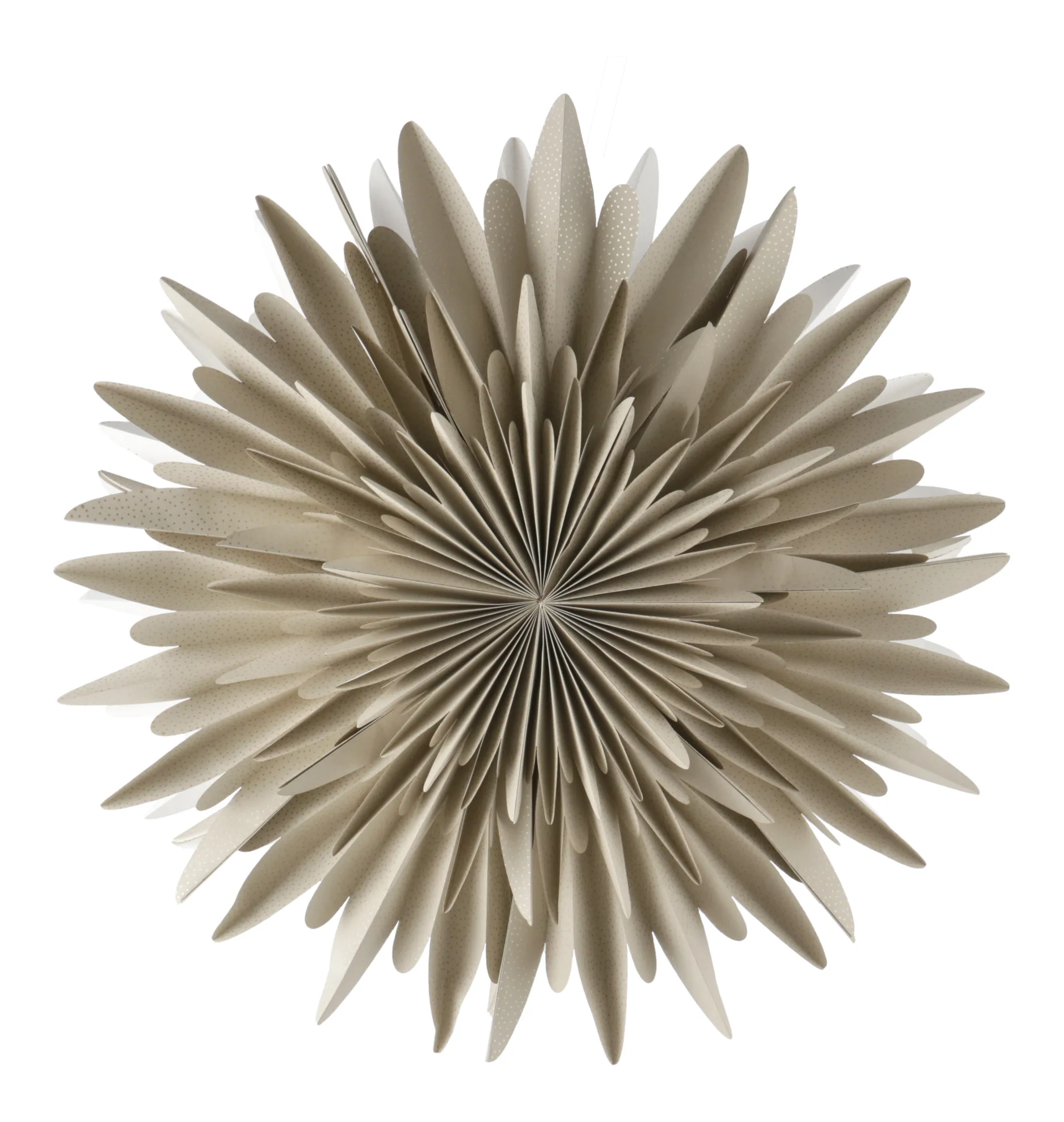 Luna advent star beige with dots, 60 cm Scandi Living