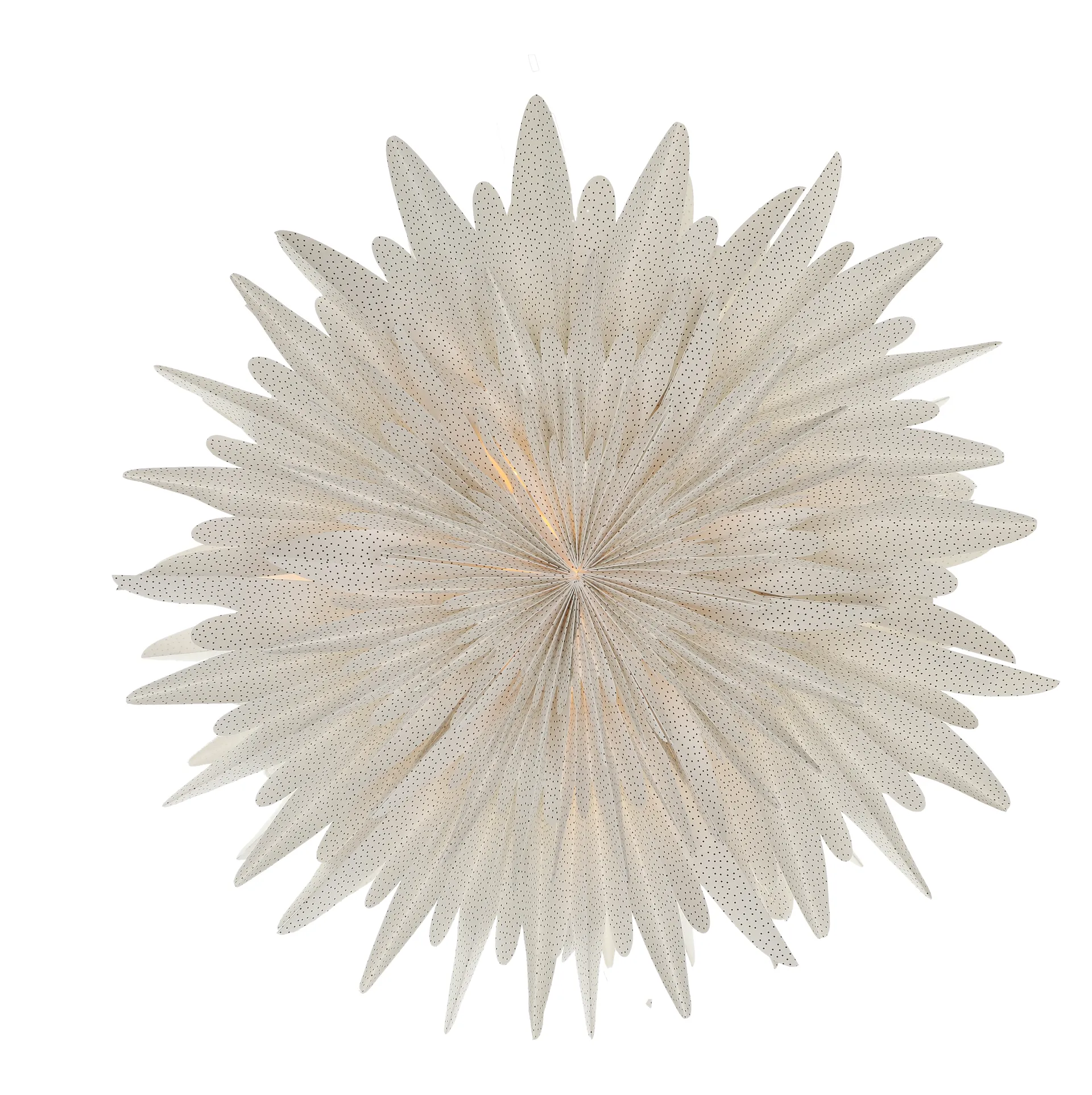 Luna advent star white with dots, 60 cm Scandi Living