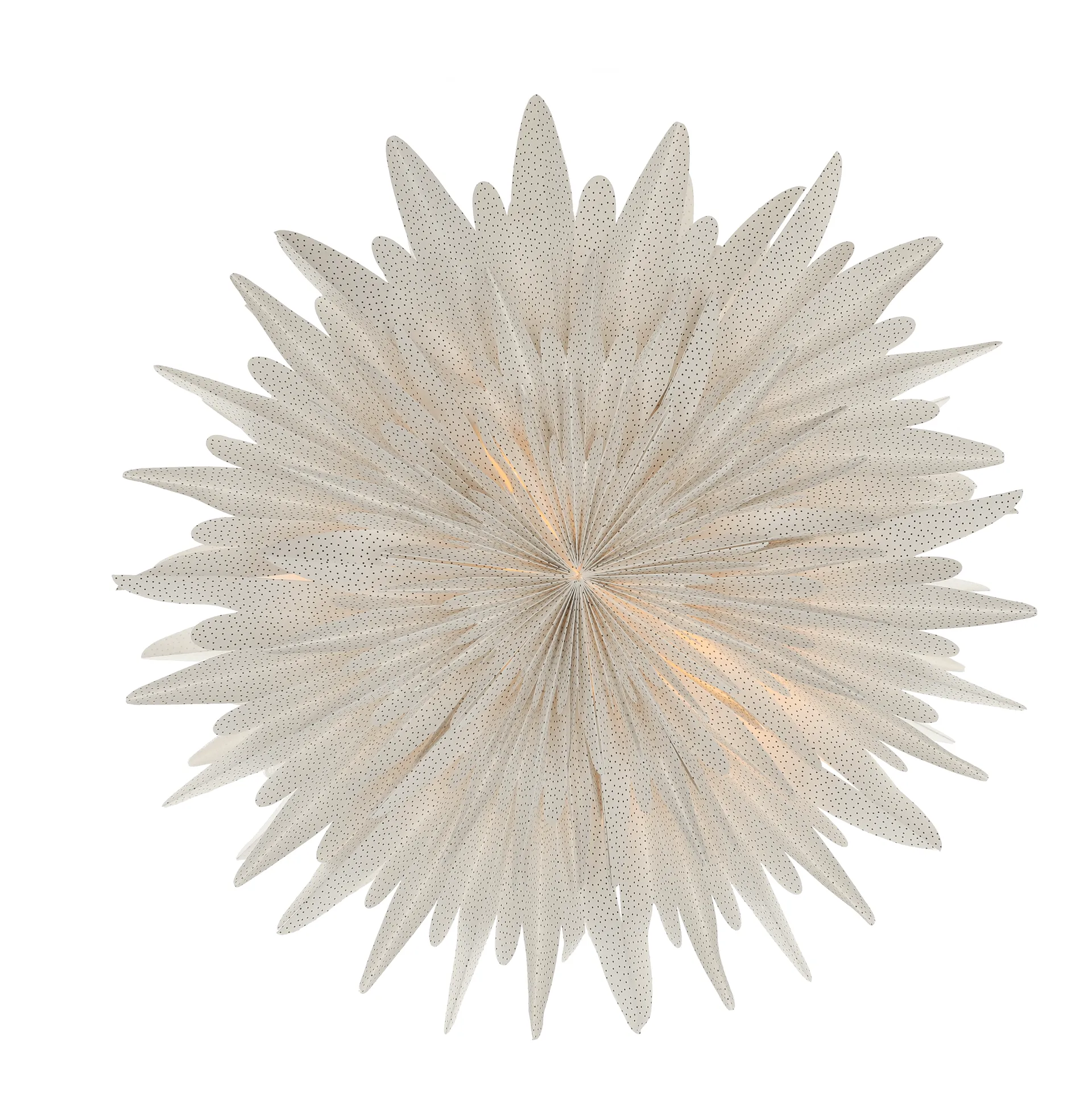 Luna advent star white with dots, Ø80 cm Scandi Living