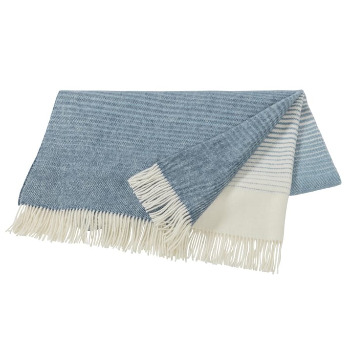 Mist wool throw, pale blue Scandi Living