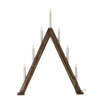 Nord advent candelabra 60 cm - Dark stained - Scandi Living