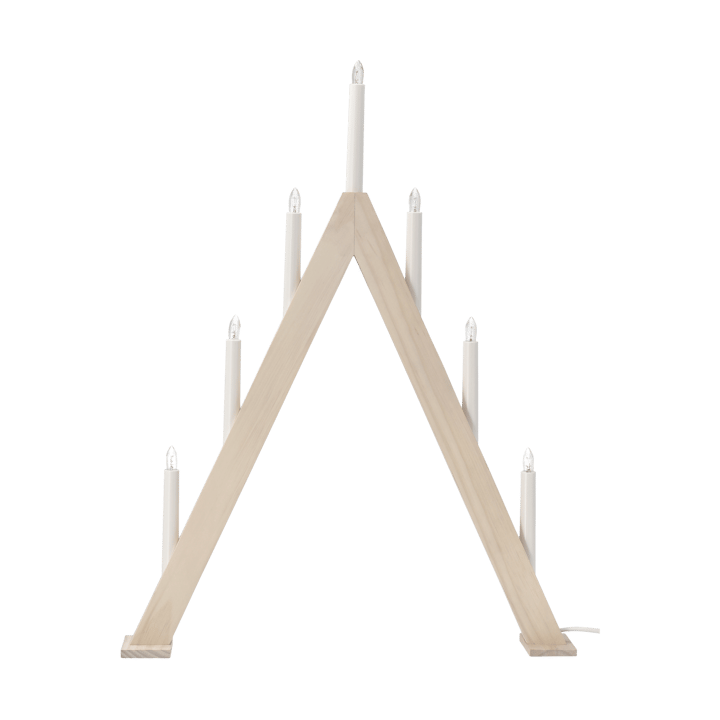 Nord advent candelabra 60 cm - White stained - Scandi Living