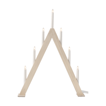 Nord advent candelabra 60 cm - White stained - Scandi Living