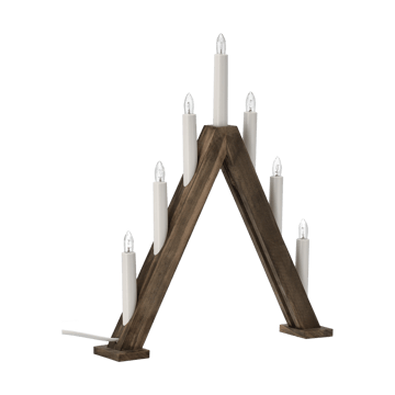 Nord advent candlestick 40 cm - Dark stained - Scandi Living