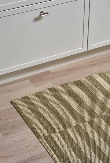 Path rug - Olive green, 200x300 cm - Scandi Living