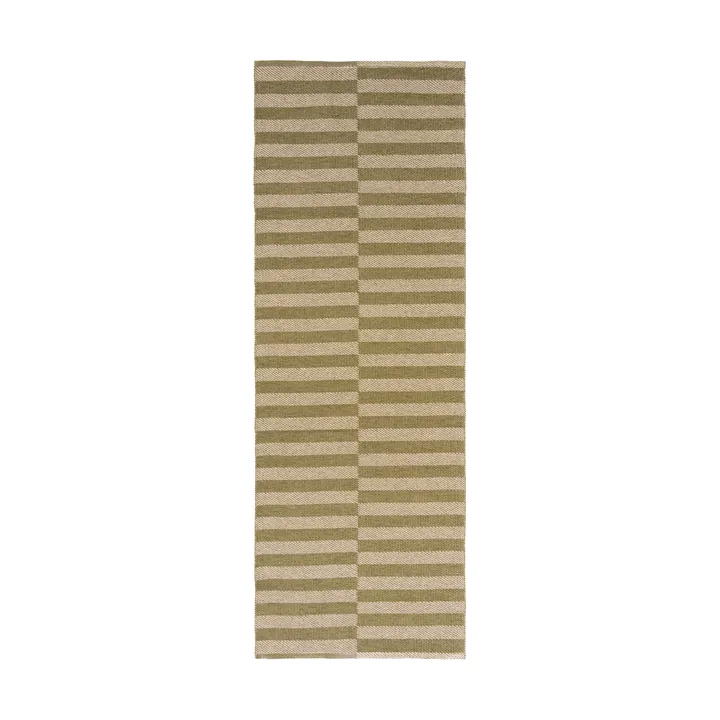 Path runner rug - Olive green, 70x150 cm - Scandi Living