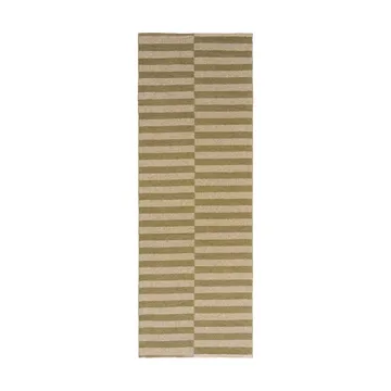 Path runner rug - Olive green, 70x250 cm - Scandi Living