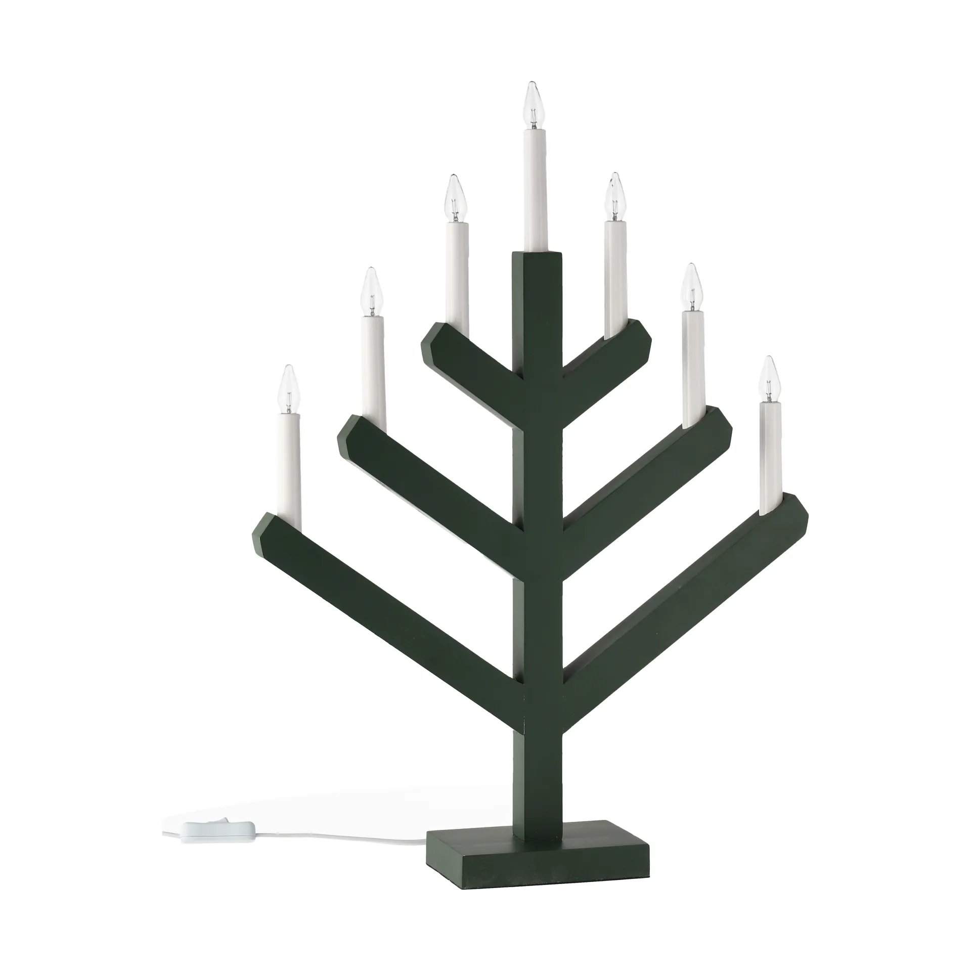 Pine advent candle 62 cm, Green Scandi Living