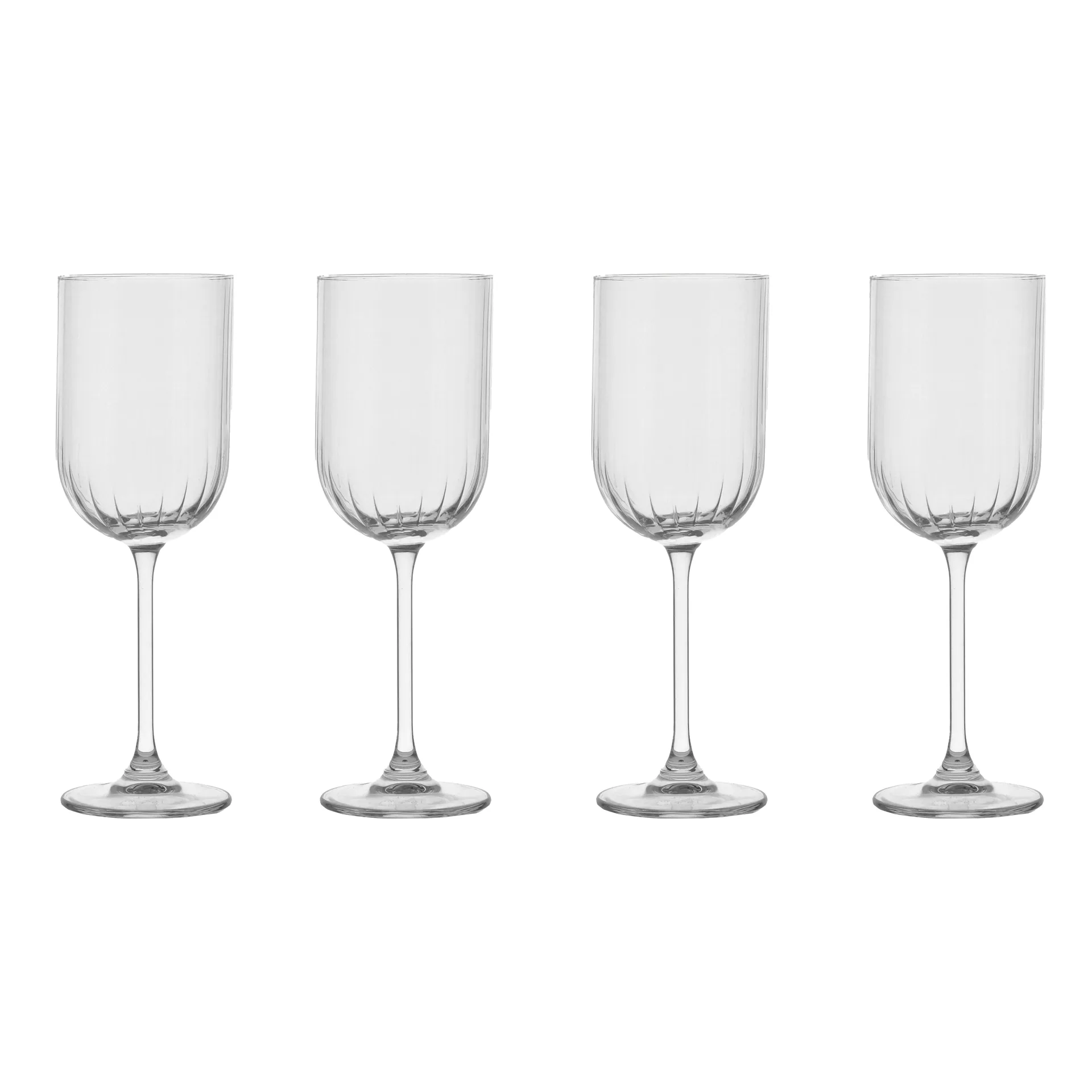 Pristine white wine glasses 32 cl 4-pack, Clear Scandi Living