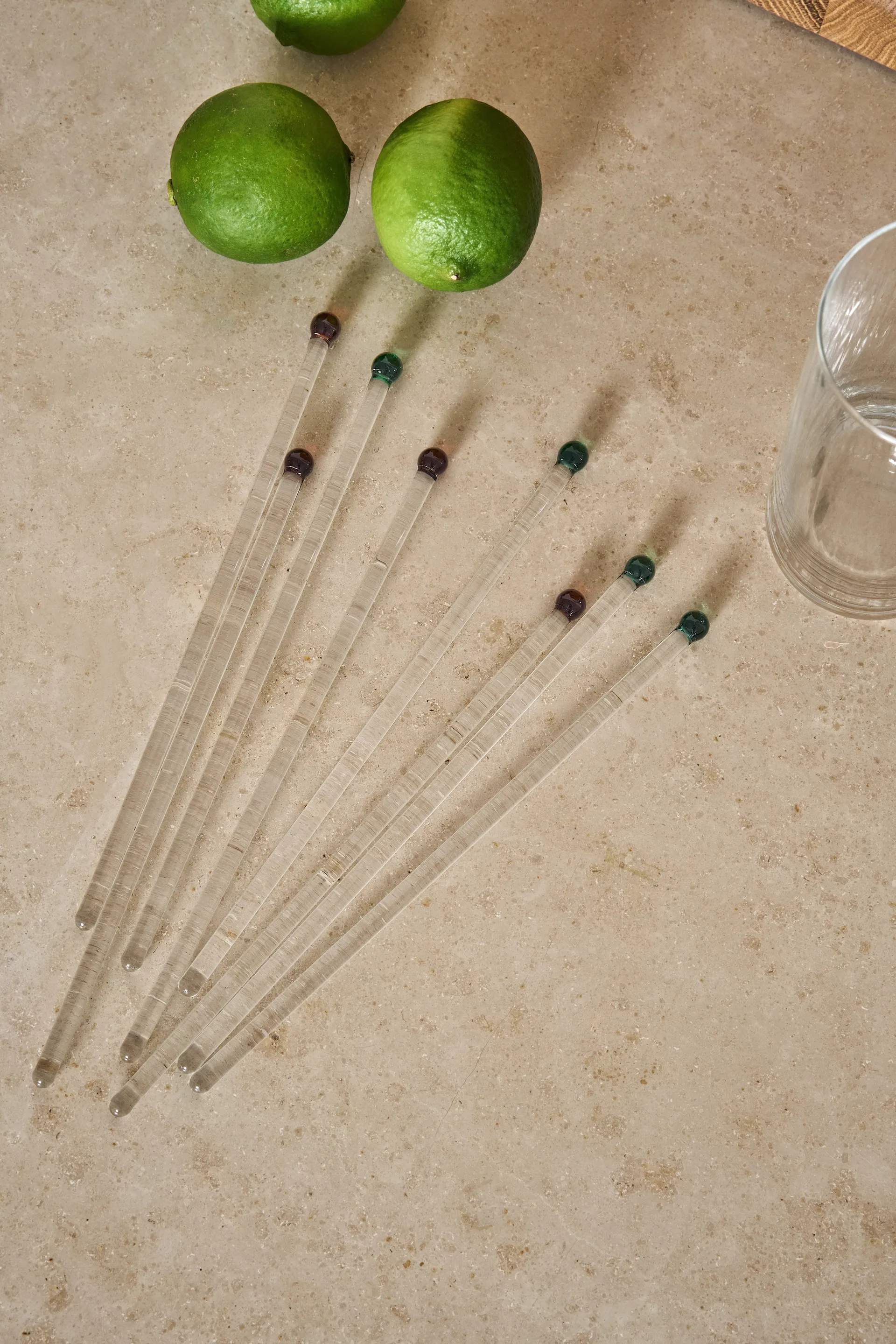 Pure cocktail stirrers 4-pack, Red Scandi Living