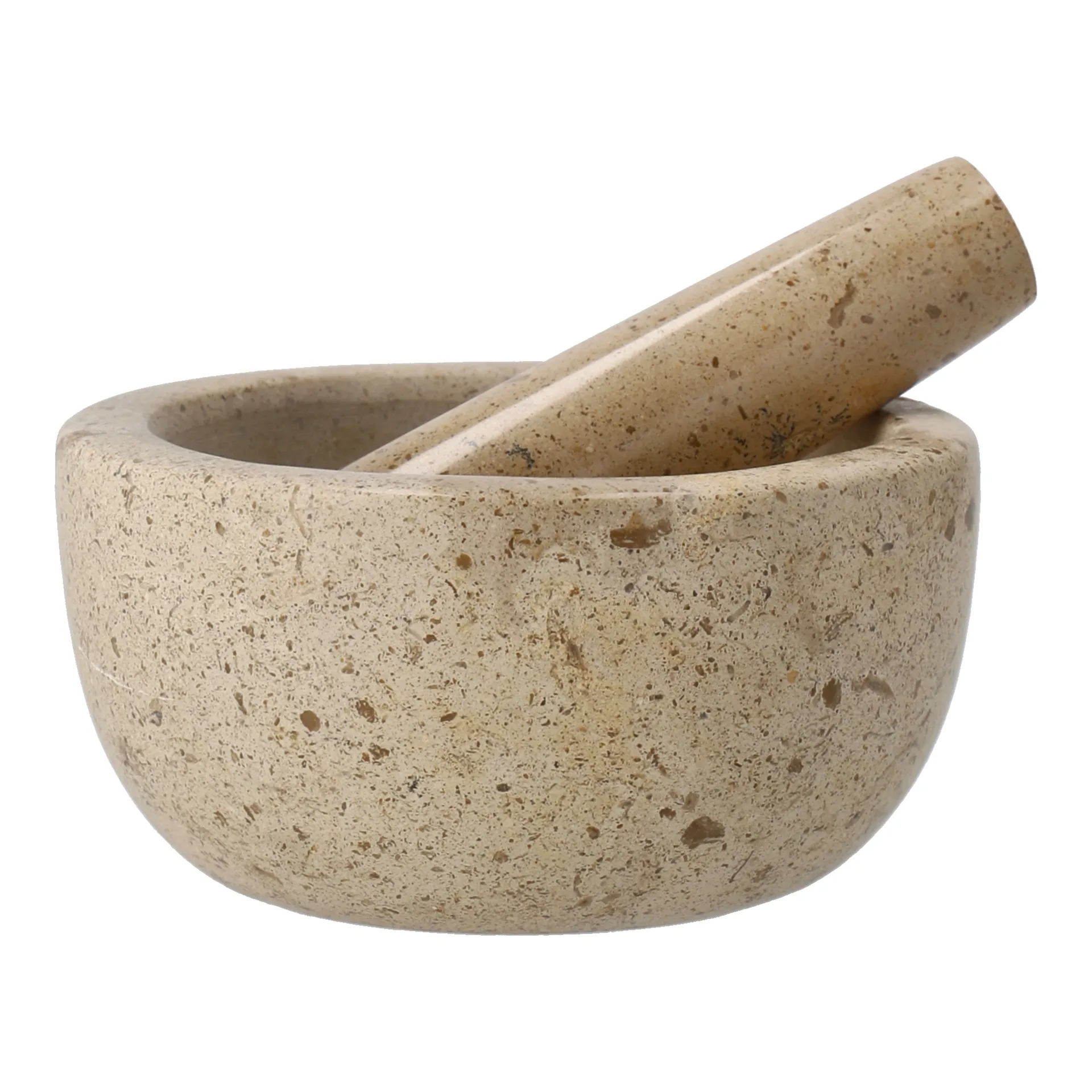 Ridge mortar Ø14x7 cm, Marble Scandi Living