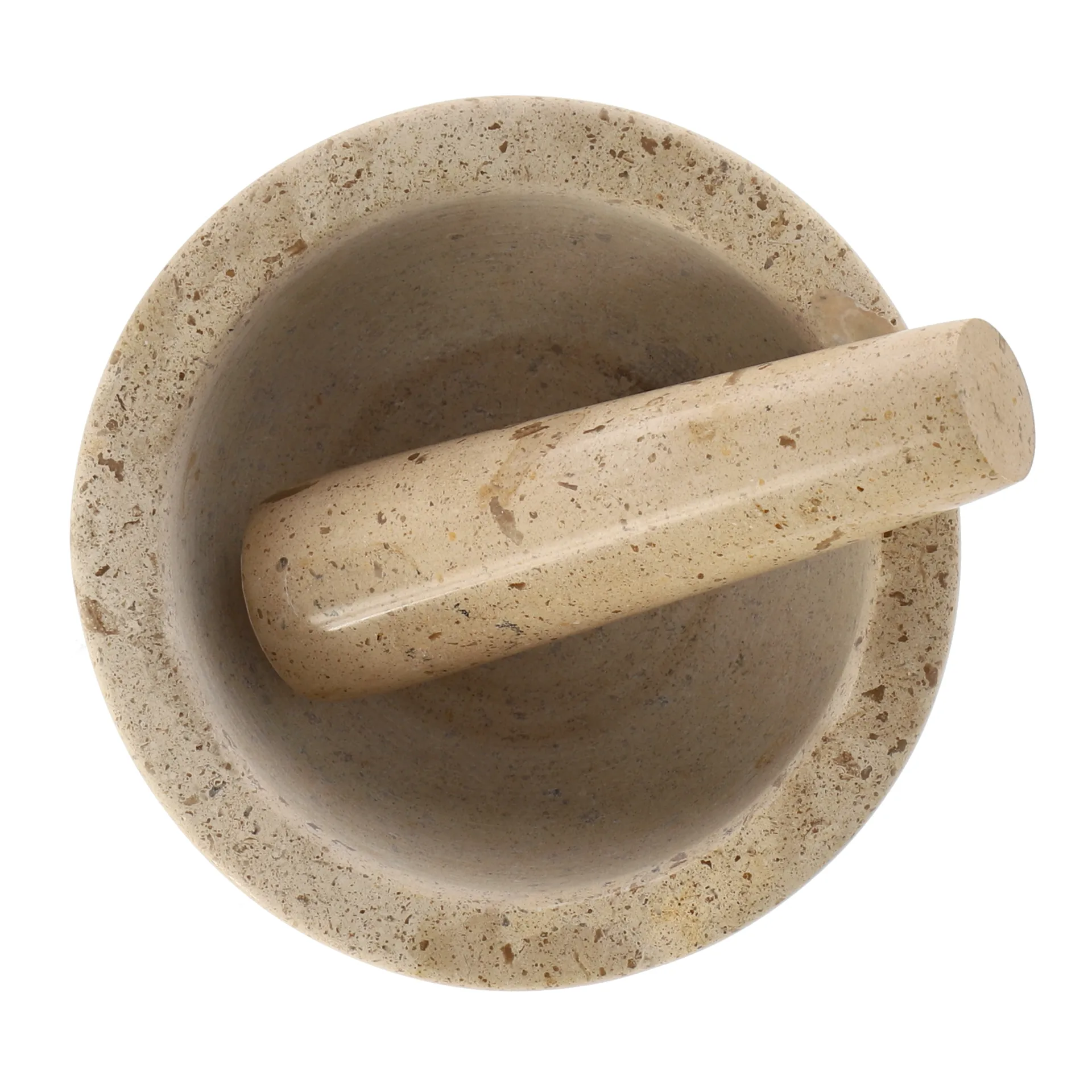 Ridge mortar Ø14x7 cm, Marble Scandi Living