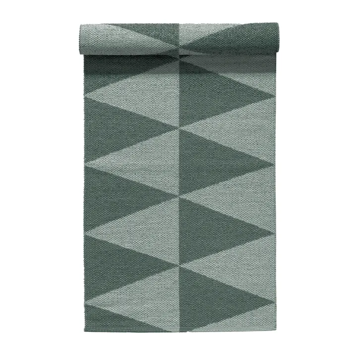 Rime plastic rug green - 70x200cm - Scandi Living
