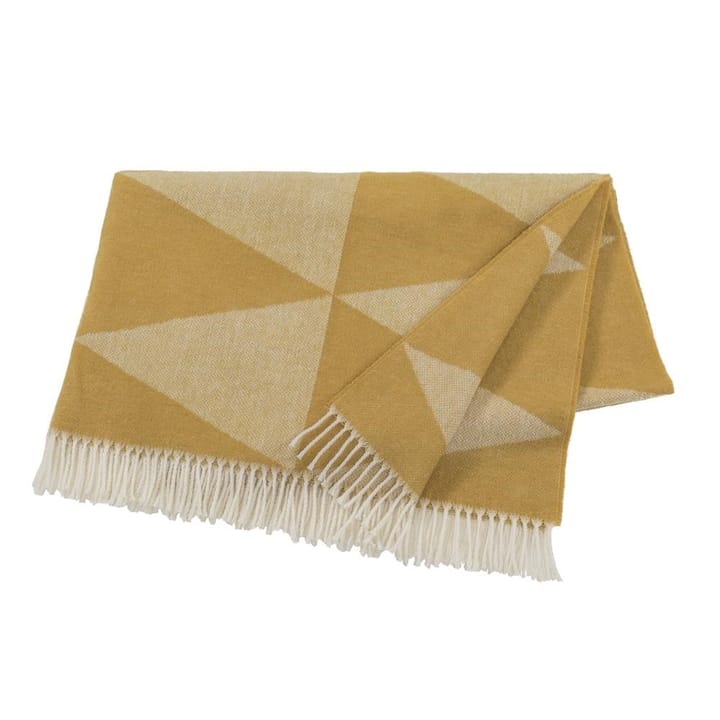 Rime wool throw - mustard - Scandi Living