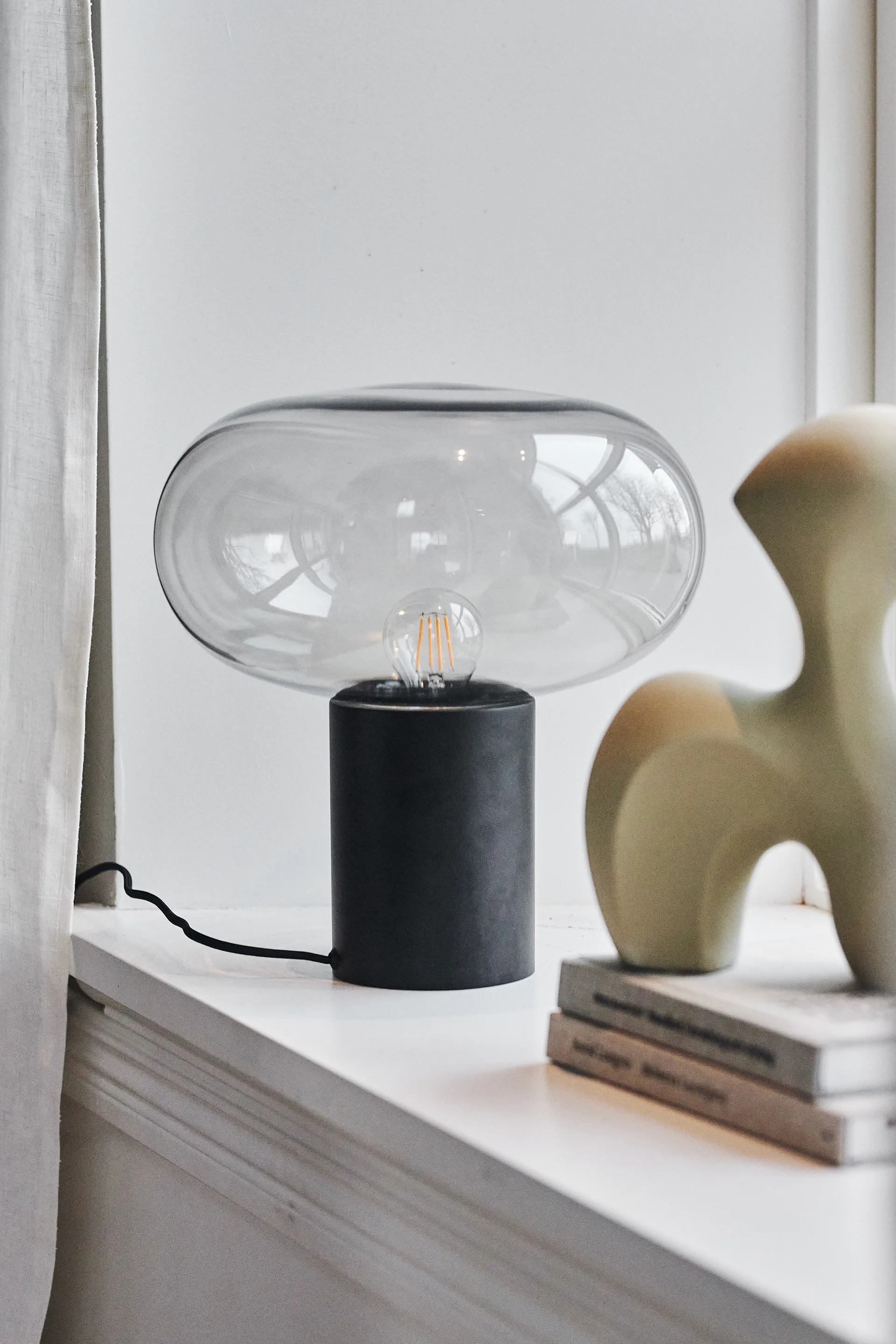 Rising table lamp 35.5 cm, Black  Scandi Living