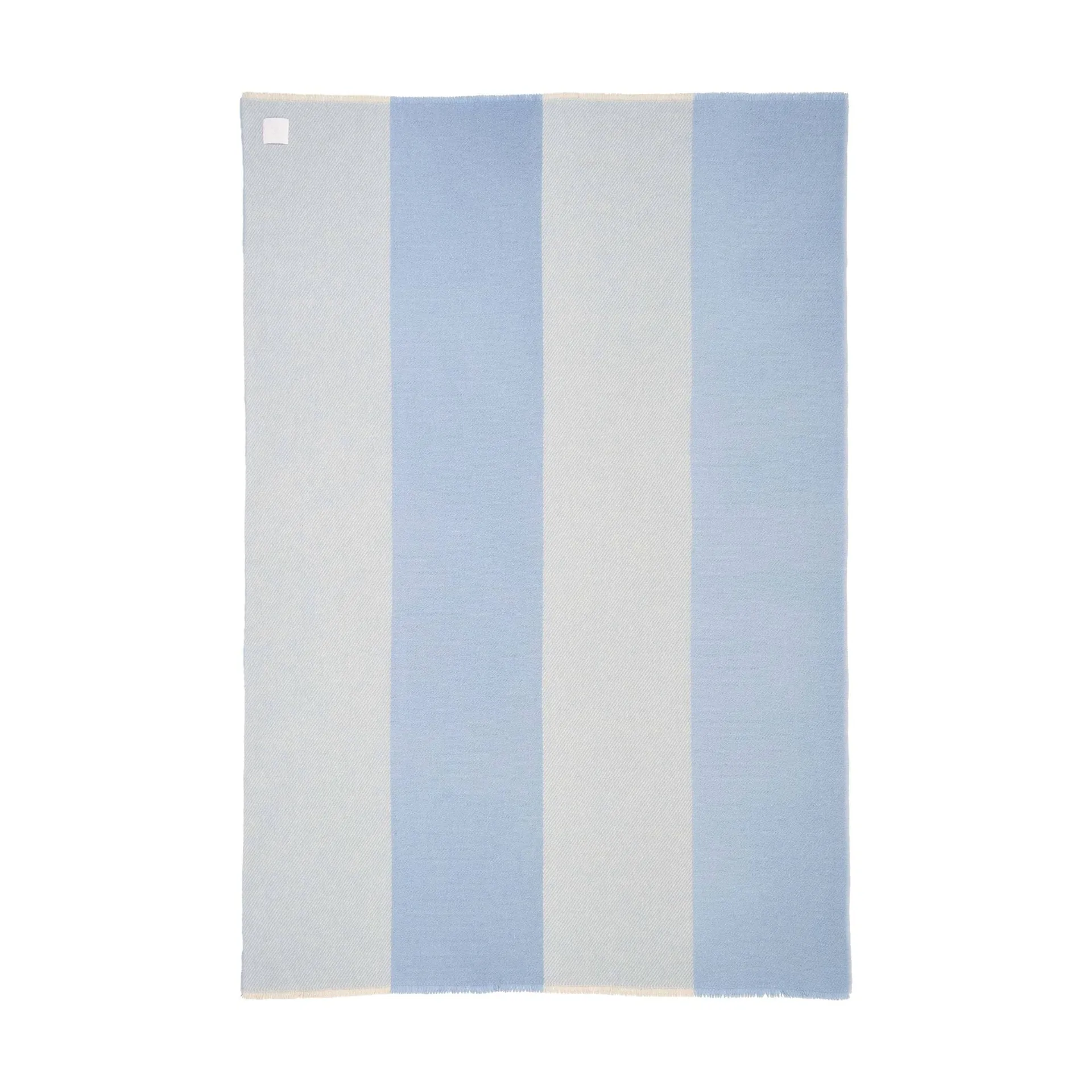 Row wool throw, Light blue, 120x185 cm Scandi Living