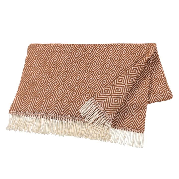 Salt wool throw - terracotta - Scandi Living