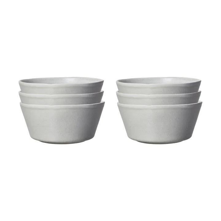 Sandsbro bowl light grey, Ø15 cm, 6-pack - Scandi Living