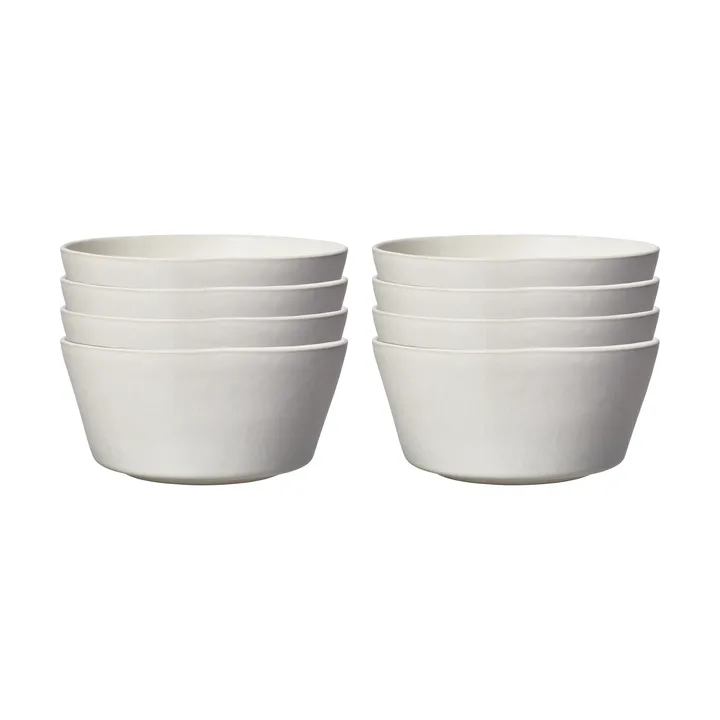 Sandsbro bowl offwhite, Ø15 cm, 8-pack - Scandi Living