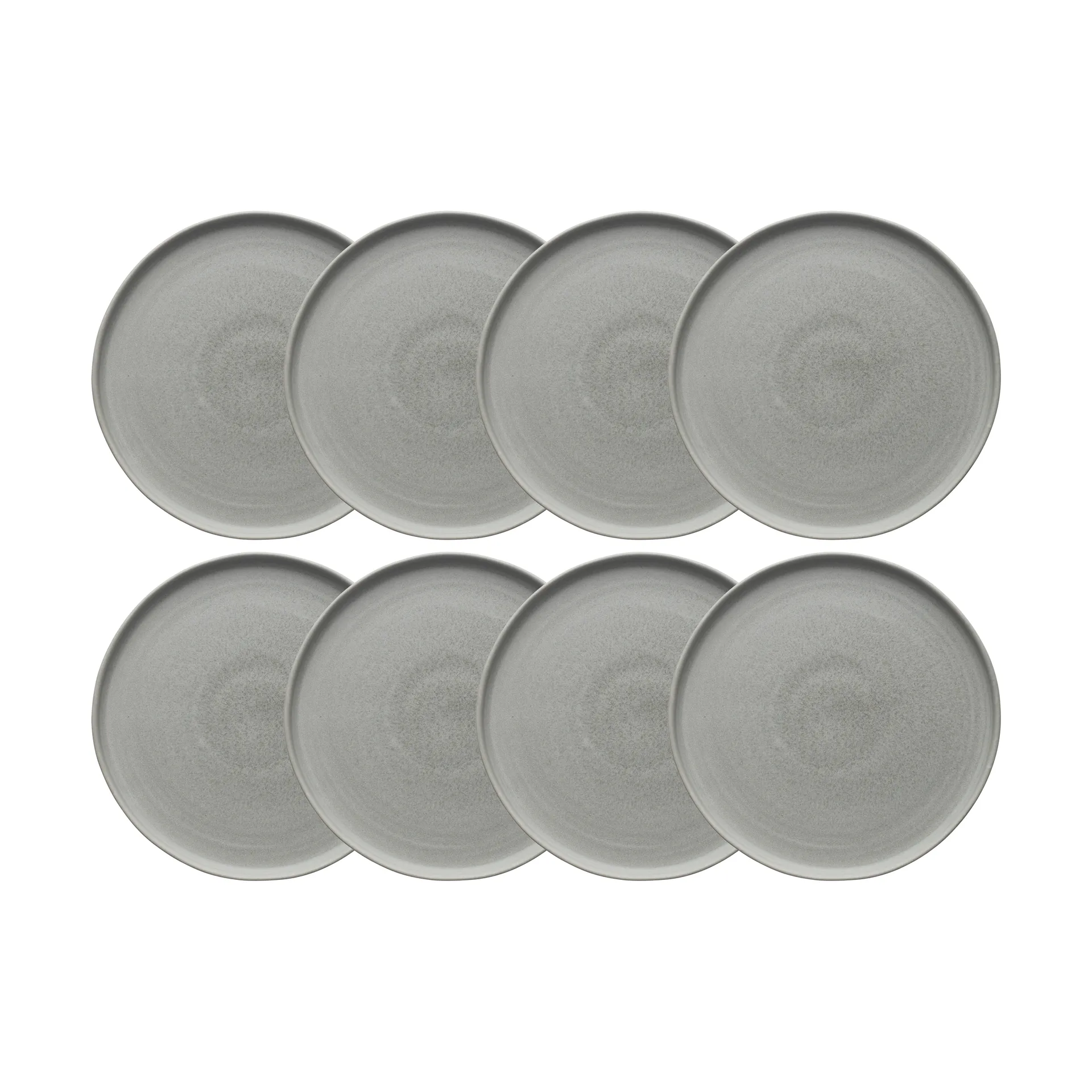Sandsbro dinner plate light grey, Ø26 cm, 8-pack Scandi Living