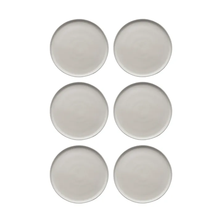 Sandsbro dinner plate offwhite, Ø26 cm, 6-pack - Scandi Living