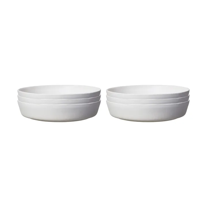 Sandsbro pasta plate offwhite, Ø23 cm, 6-pack - Scandi Living