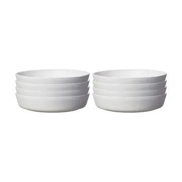 Sandsbro pasta plate offwhite, Ø23 cm, 8-pack - Scandi Living