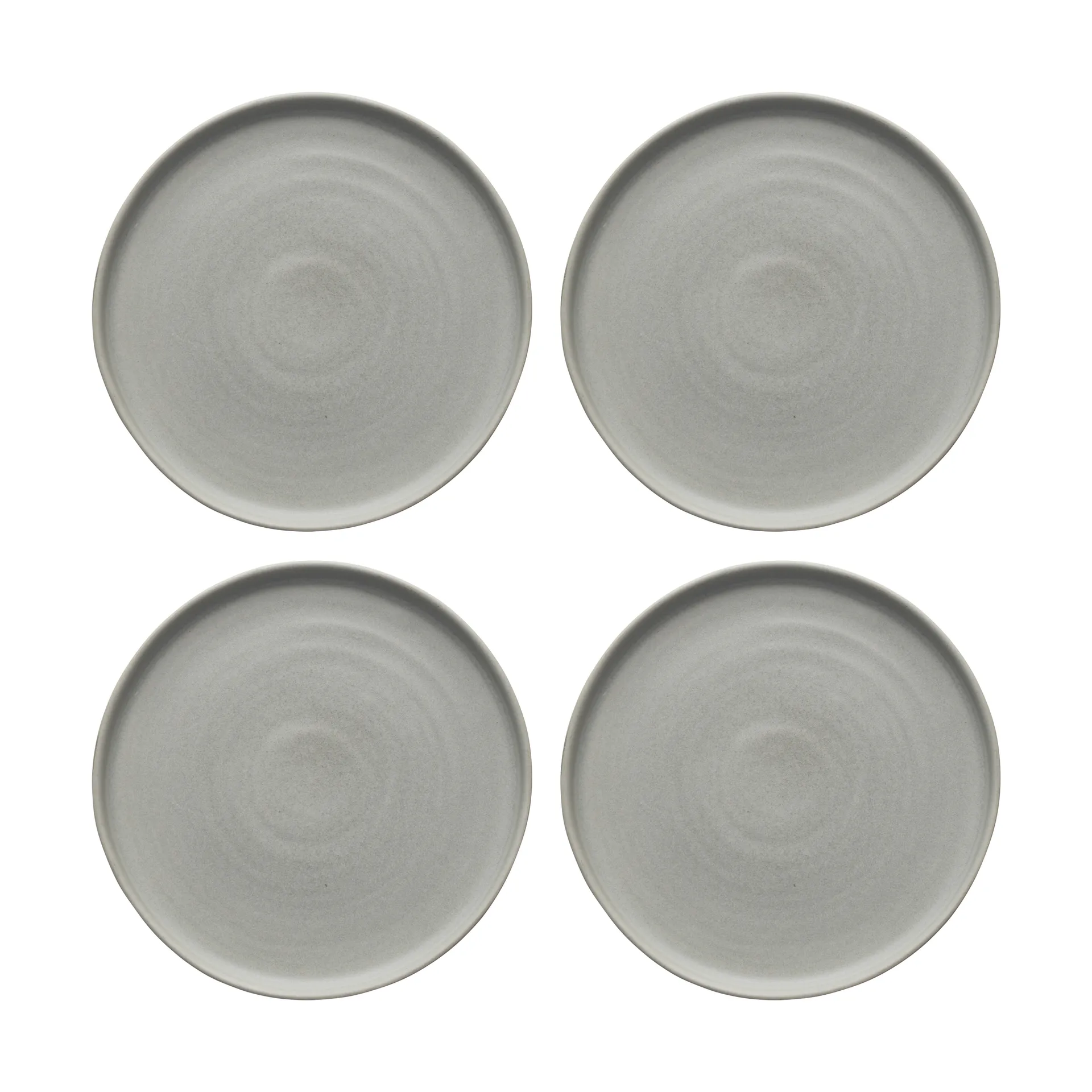 Sandsbro small plate light grey, Ø20 cm, 4-pack Scandi Living