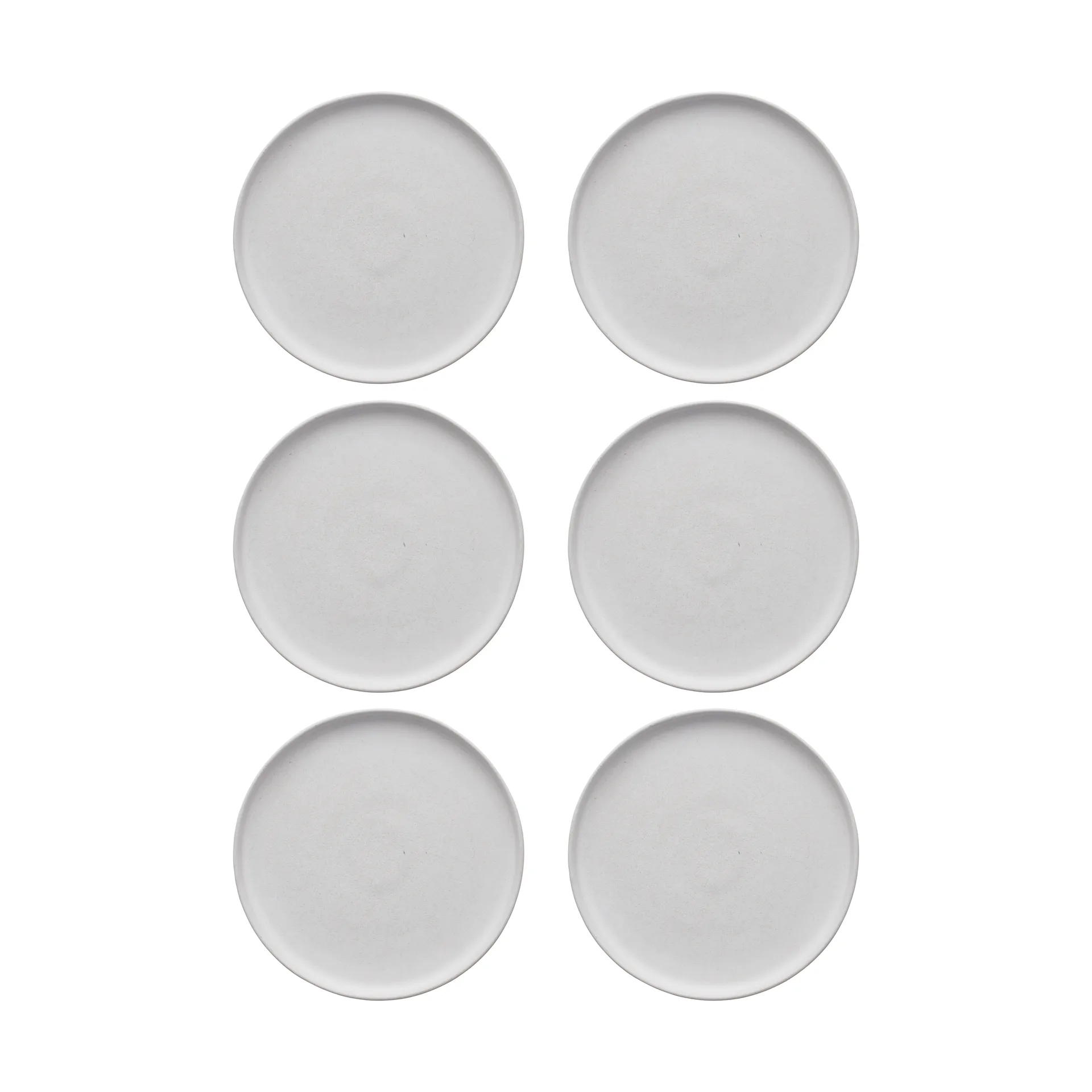 Sandsbro small plate offwhite, Ø20 cm, 6-pack Scandi Living