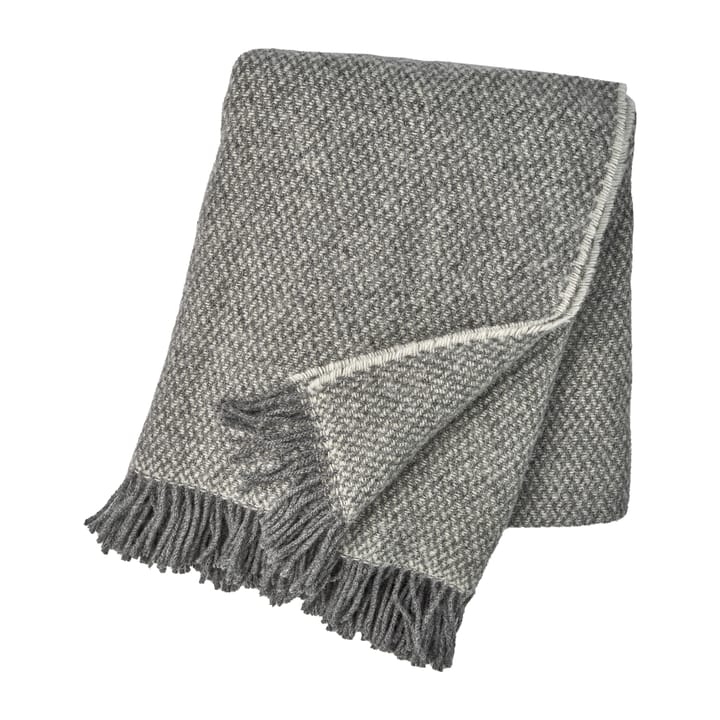 Sandstone wool throw 130x180 cm, grey Scandi Living