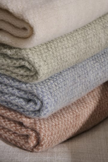 Sandstone wool throw 130x180 cm - Light grey - Scandi Living