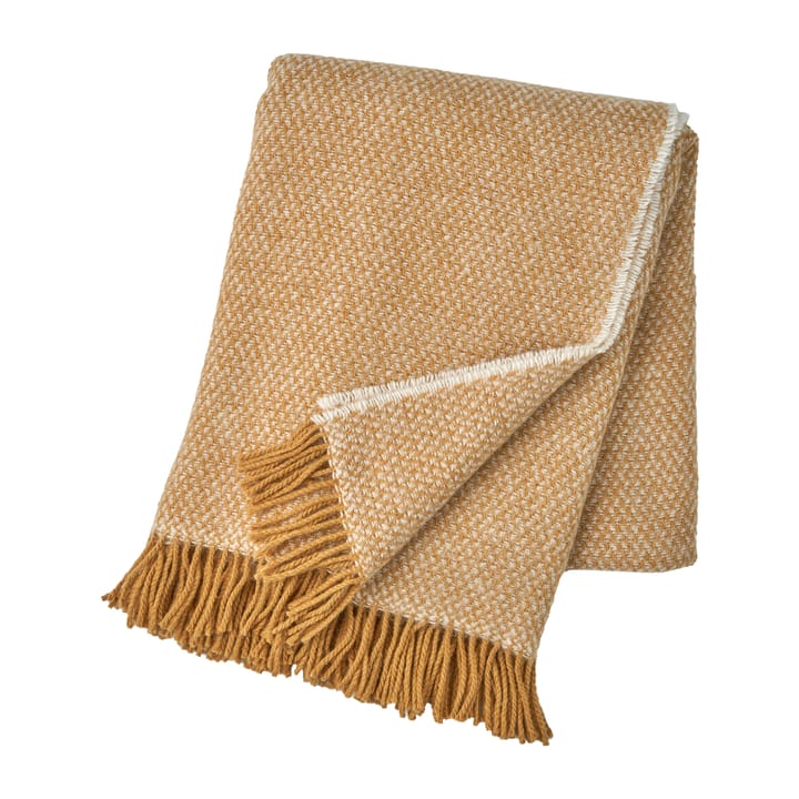 Sandstone wool throw 130x180 cm, Mustard Scandi Living